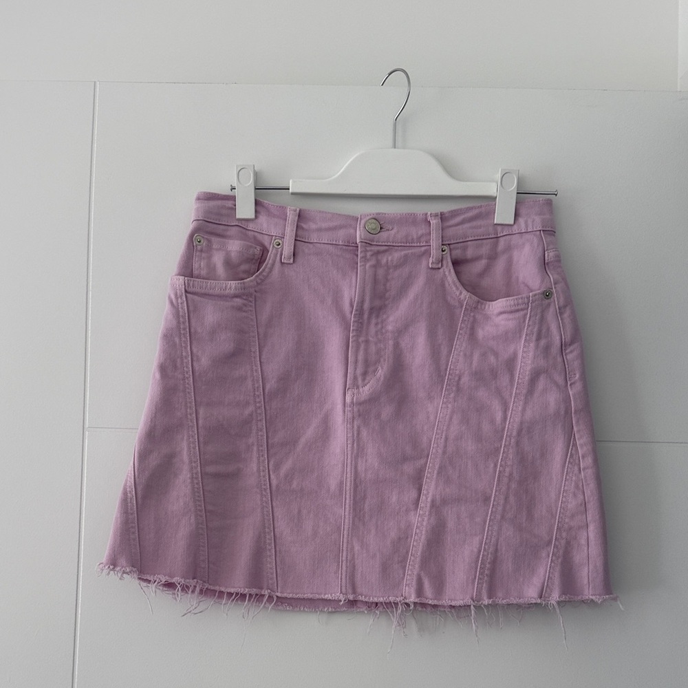 Rails Lilac A-Line Denim Mini Skirt